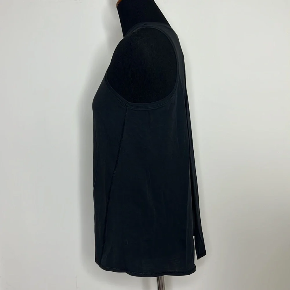 LULULEMON Black High Neck Open Back Tank Top S